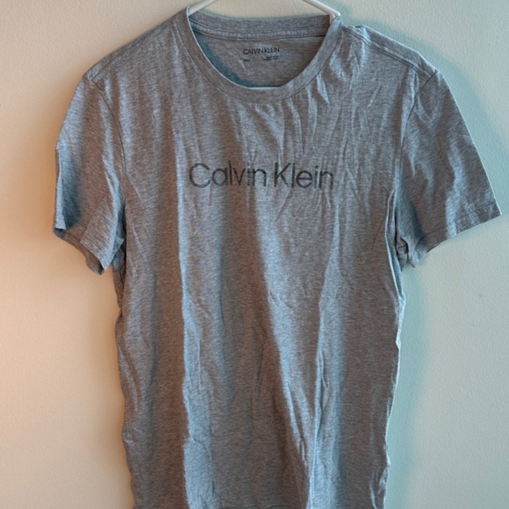 Calvin Klein Light Gray Men's Tee